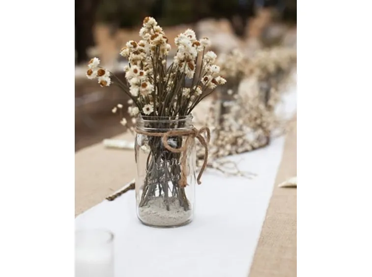 Decorazione fiori secchi