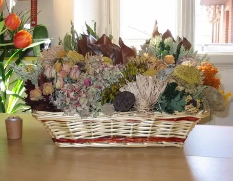 Composizioni fiori secchi particolari