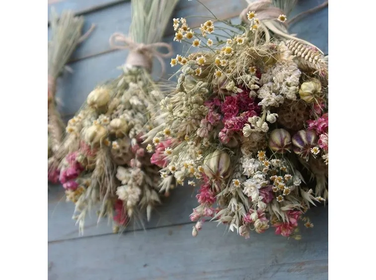 composizione fiori secchi
