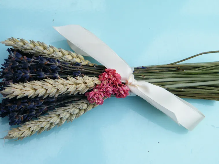 composizione fiori secchi