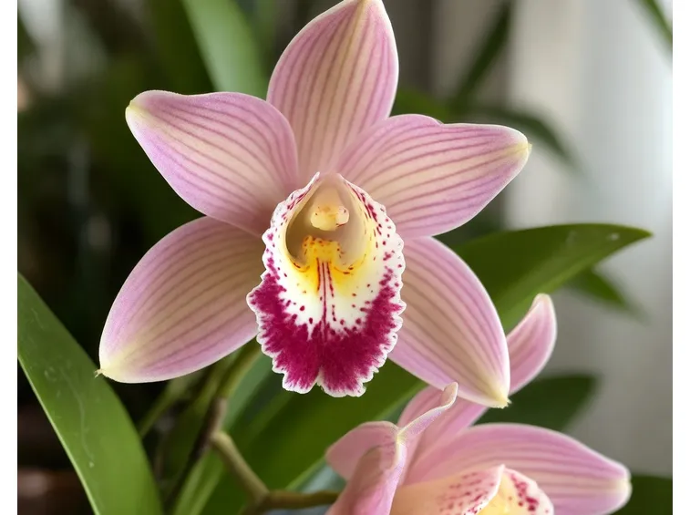 orchidea rosa e gialla