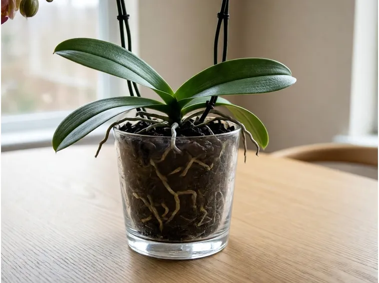 orchidea in vaso 