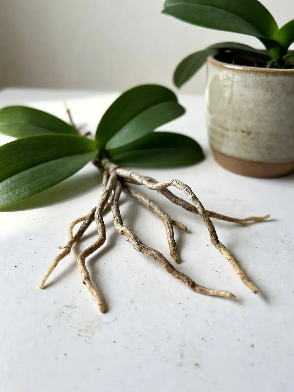 radici di orchidea