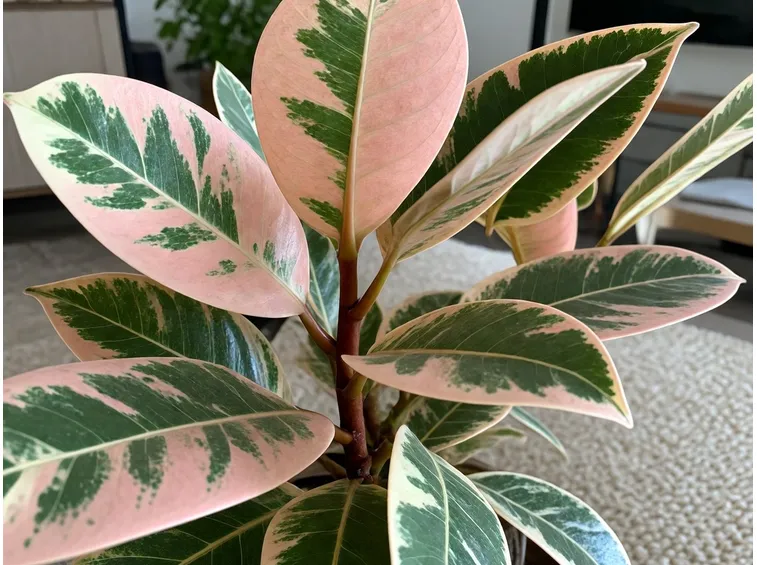 Ficus elastica variegato