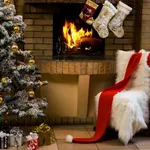 Un esempio di albero di Natale finto
