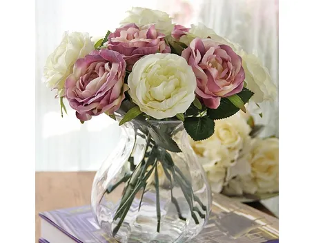 Vaso fiori finti