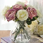 Vaso fiori finti