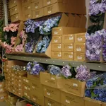 Un magazzino di fiori artificiali