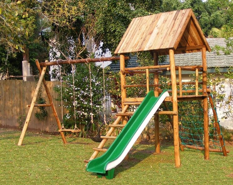 giochi di legno da giardino