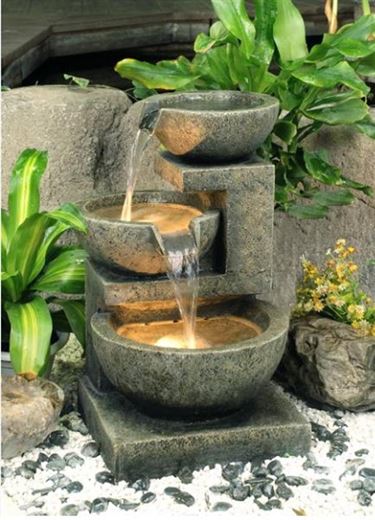 Fontana da giardino in granito