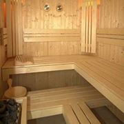 sauna in legno