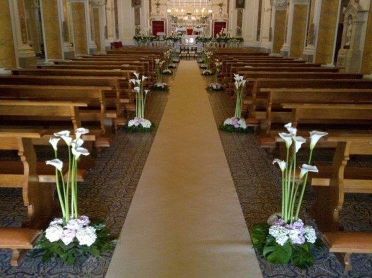 Esempio di addobbi per matrimonio in chiesa