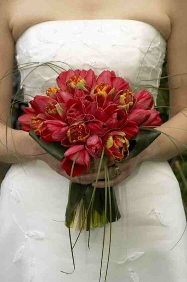 Bouquet di tulipani rossi