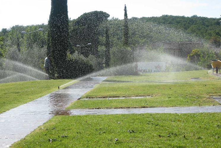 Impianto irrigazione giardini